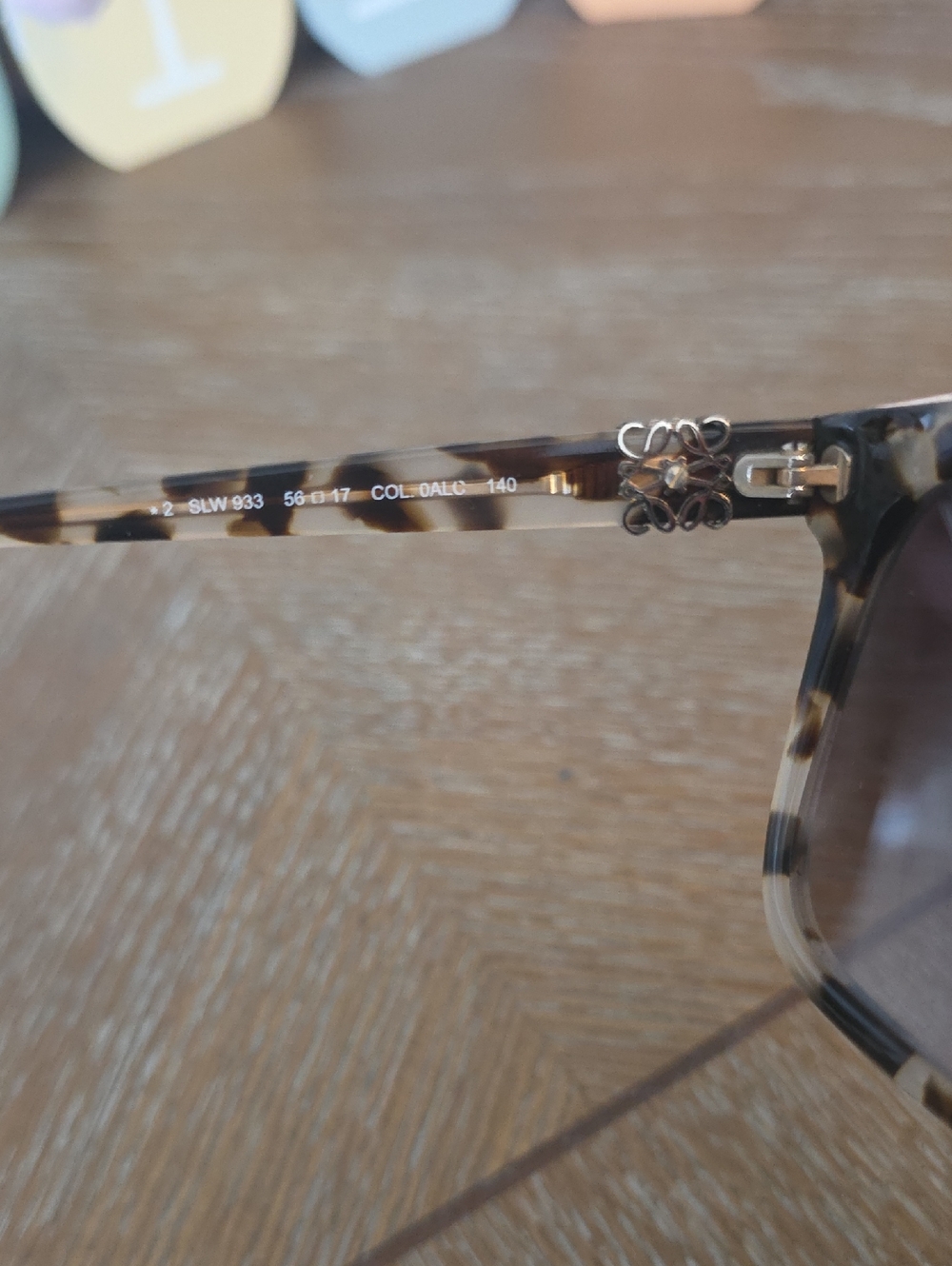 Loewe Tortoiseshell Square Sunglasses with Dark Lenses - Picture 3 of 7